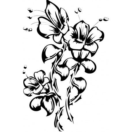 Цветы векторный рисунок