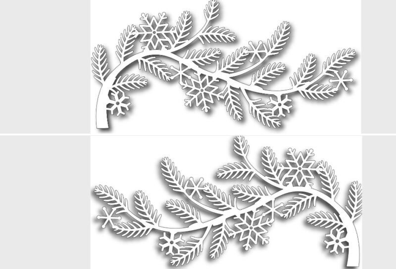 Вытынанка ветка