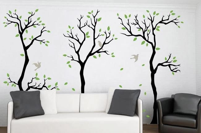 Нарисовать дерево на стене