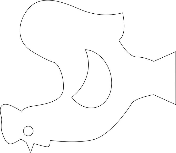 Петушок на палочке шаблон