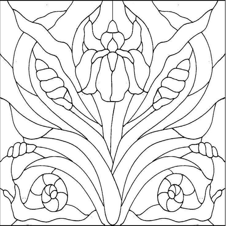 Витраж орнамент