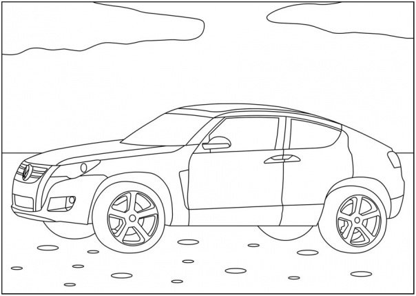 Раскраски машины