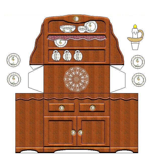 Заготовки для бумажной мебели