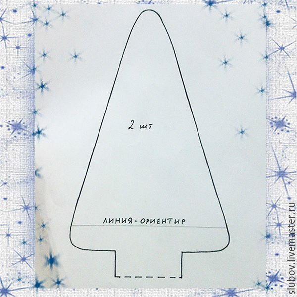 Елка Тильда выкройка