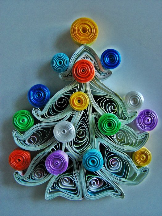 Елка квиллинг