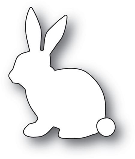 Трафарет зайца