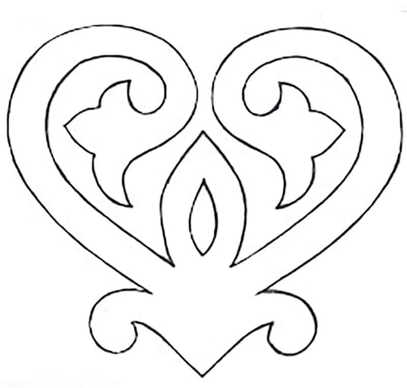 Трафареты узоров для вырезания