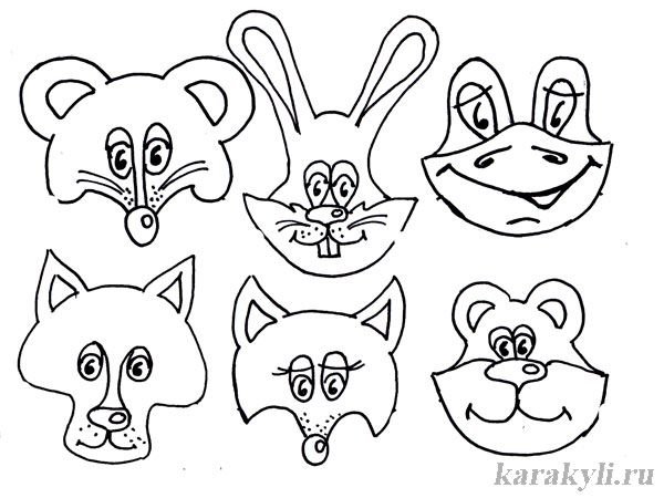 Театр пальчиковый для детей шаблоны