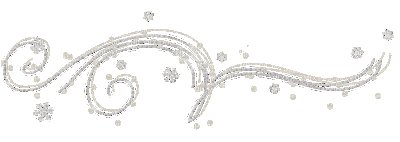 Зимний орнамент на прозрачном фоне