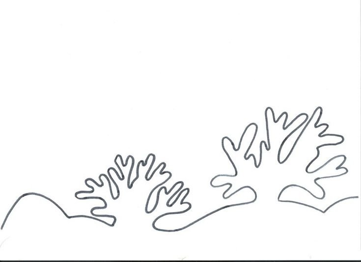 Сугробы для вырезания на окно