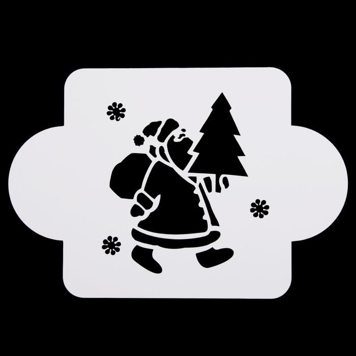 Трафареты для снега спрея