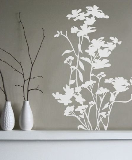 Трафаретная роспись в интерьере