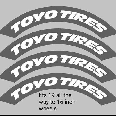 Трафарет Toyo Tires на шины r16