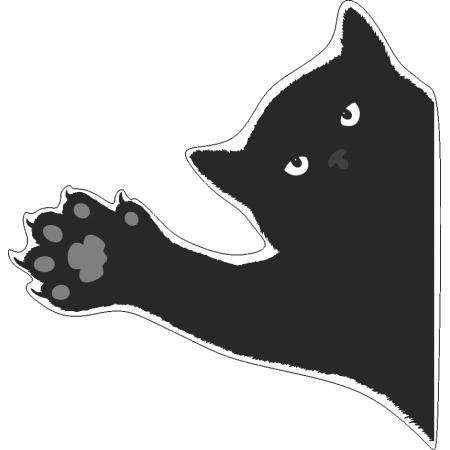 Силуэт котенка