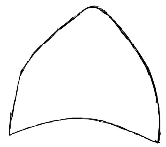 Шаблон кошачьих ушек