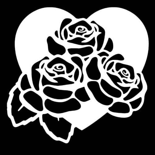 Трафарет «розочки»