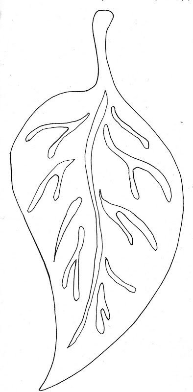 Листья вытынанки для вырезания