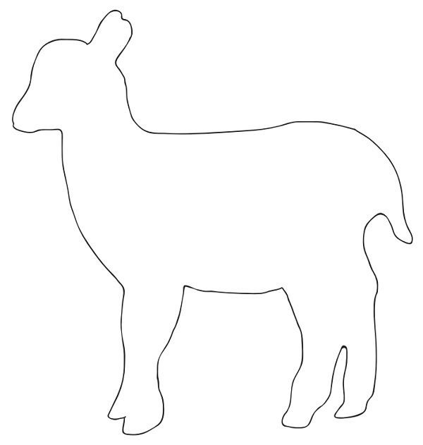 Трафарет животные для детей