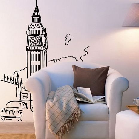 Интерьерная наклейка Биг Бен