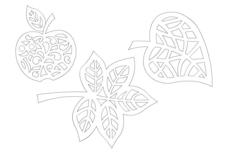 Осенние вытынанки