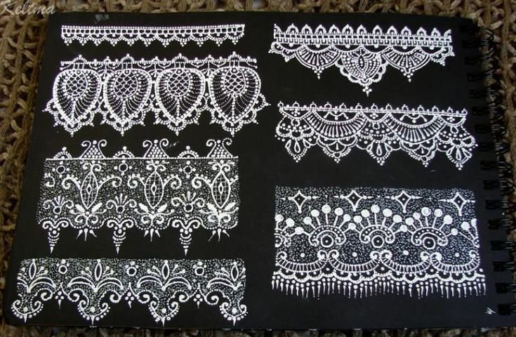 Кружево контур