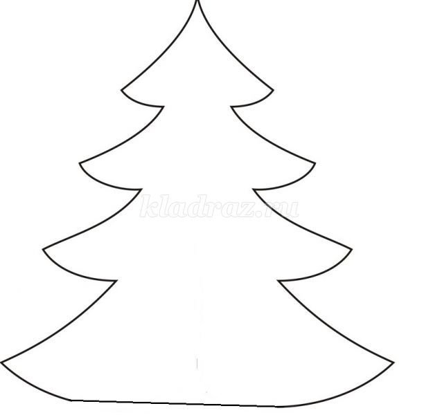 Елочка для вырезания