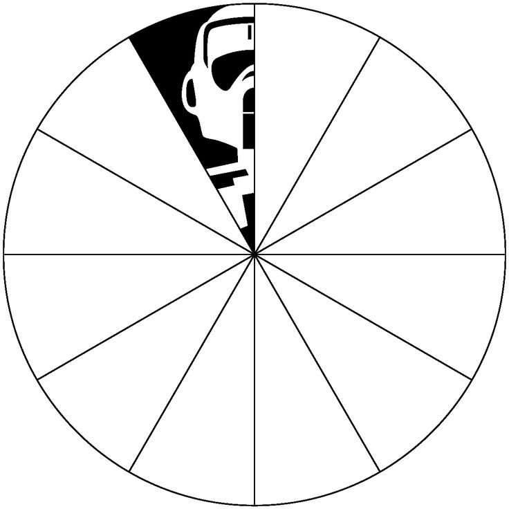 Трафарет снежинок Star Wars