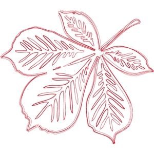 Вытынанки осенние листья