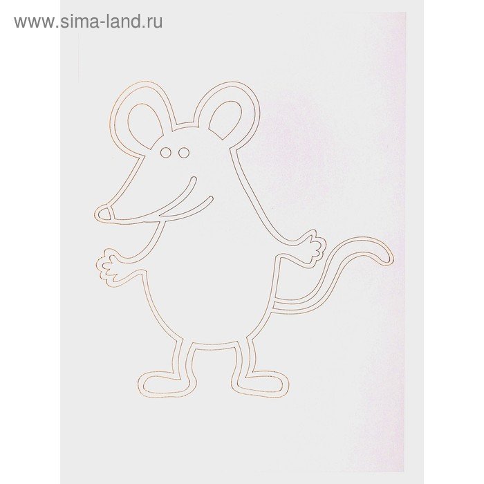 Трафареты на окна животные