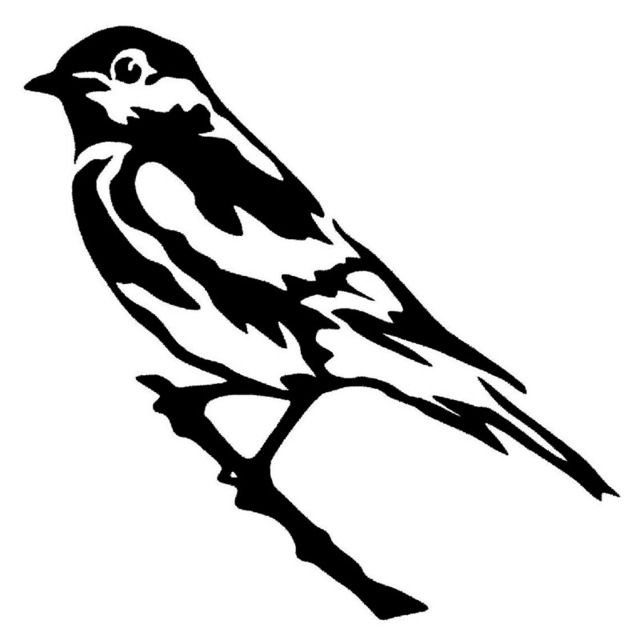 Силуэт воробья