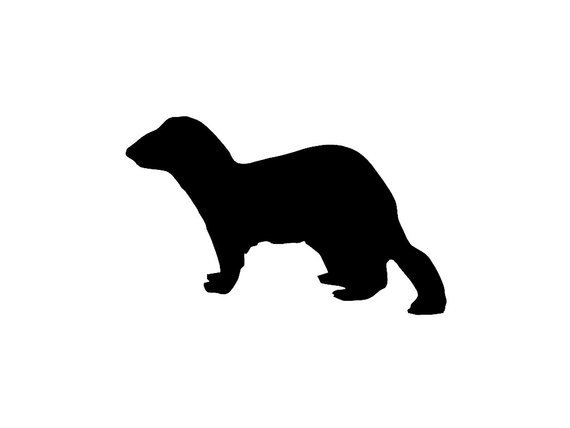 Норка силуэт