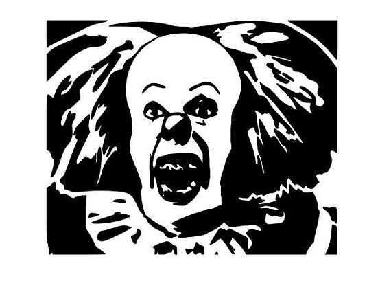 Трафарет ужастики