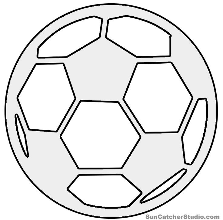 Мяч раскраска