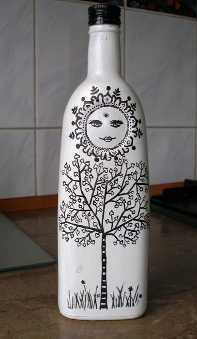 Разрисованные бутылки