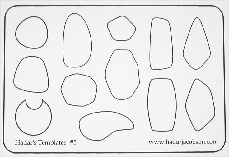 Трафареты для глины