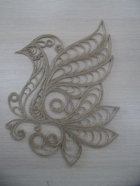 Наталья Полякова джутовая филигрань