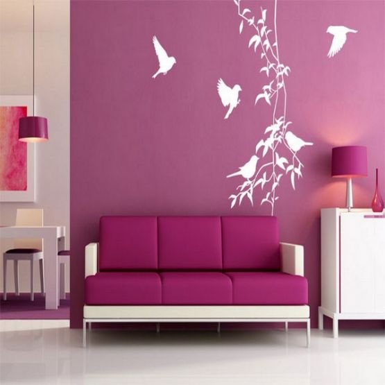 Сакура трафарет