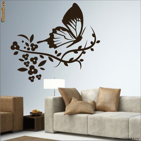 Трафареты для декора интерьера