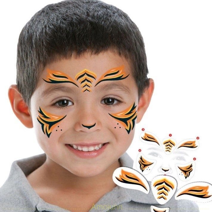 Аквагрим для мальчиков простые