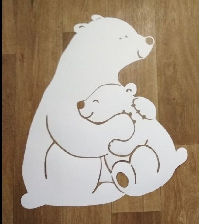 Вытынанки медведь