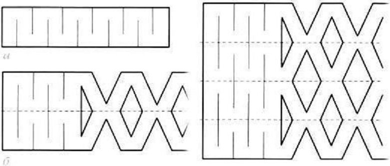 Новогодние гирлянды из бумаги схемы