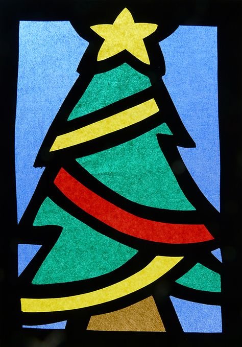 елочка витраж