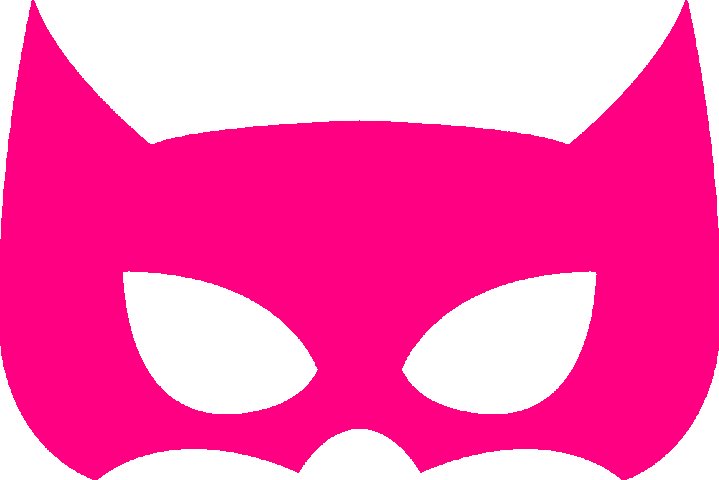 Маска супергероя для девочки