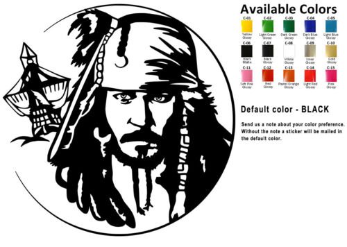 Наклейки Джек Воробей