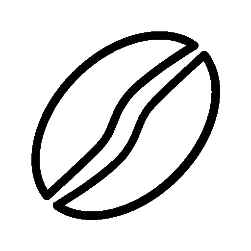 Зерна кофе раскраска