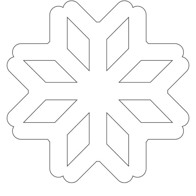 снежинки из пластика