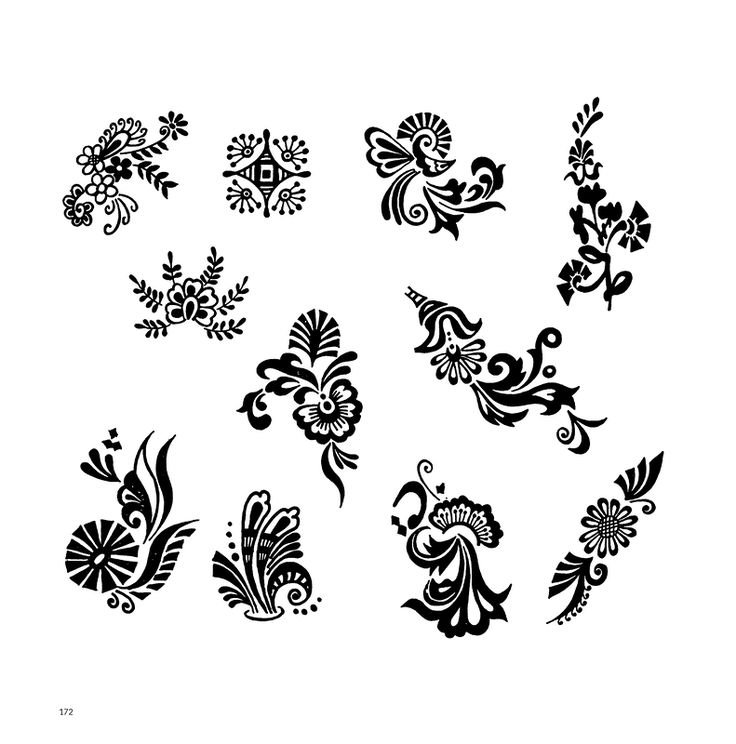 Трафарет для мехенди