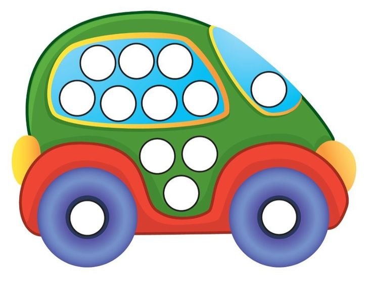 Пластилиновые заплатки машинки