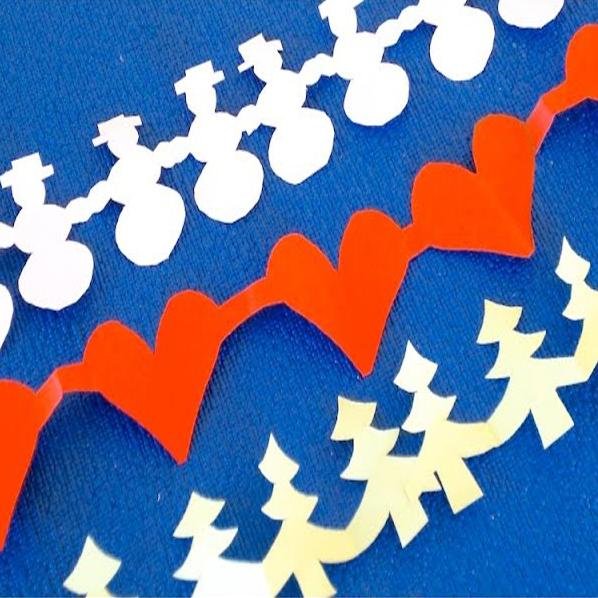 Бумажная гирлянда