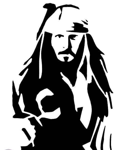 Капитан Джек Воробей вектор